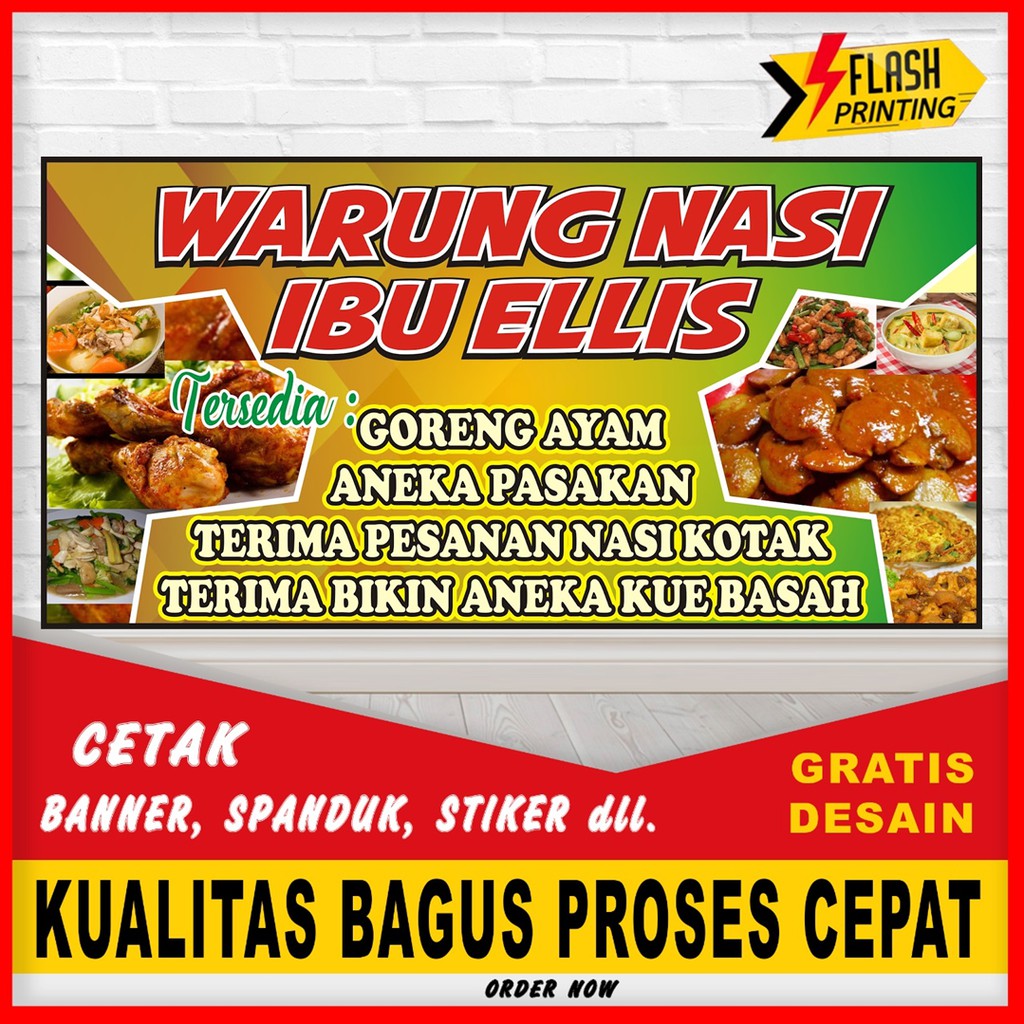 Detail Contoh Bikin Spanduk Jualan Makanan Nomer 22