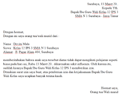 Detail Contoh Bikin Surat Izin Sekolah Smp Nomer 27