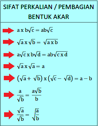 Detail Contoh Bilangan Akar Nomer 25