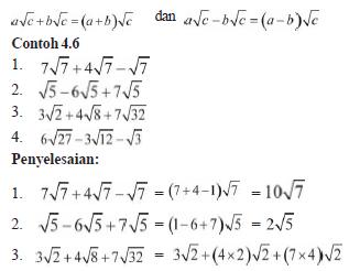 Detail Contoh Bilangan Akar Nomer 10