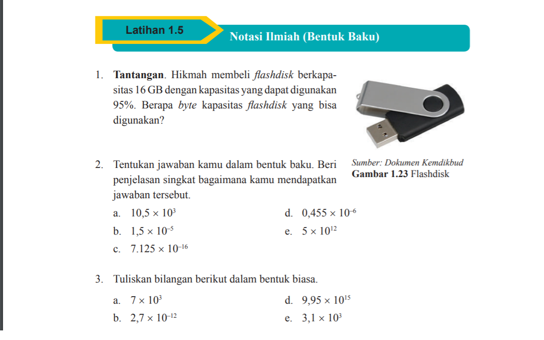 Detail Contoh Bilangan Baku Nomer 14