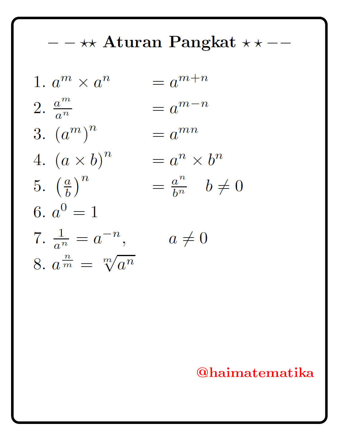 Detail Contoh Bilangan Berpangkat Nomer 5