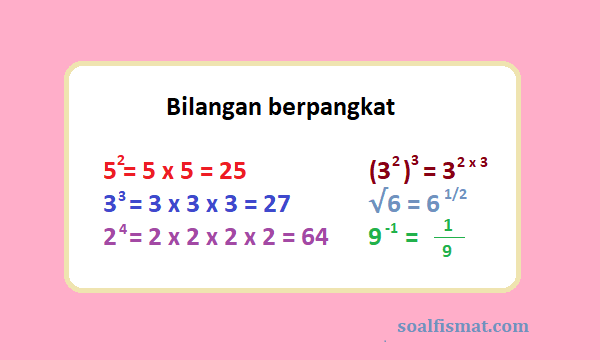 Detail Contoh Bilangan Berpangkat Nomer 6