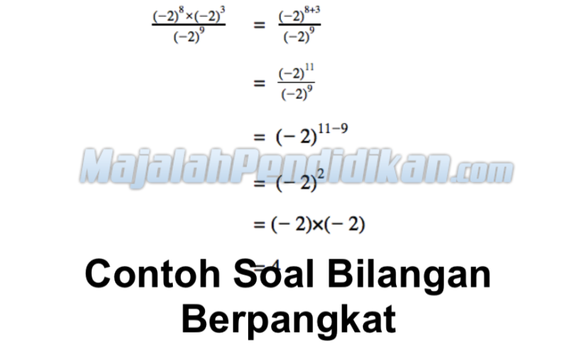 Detail Contoh Bilangan Berpangkat Nomer 9