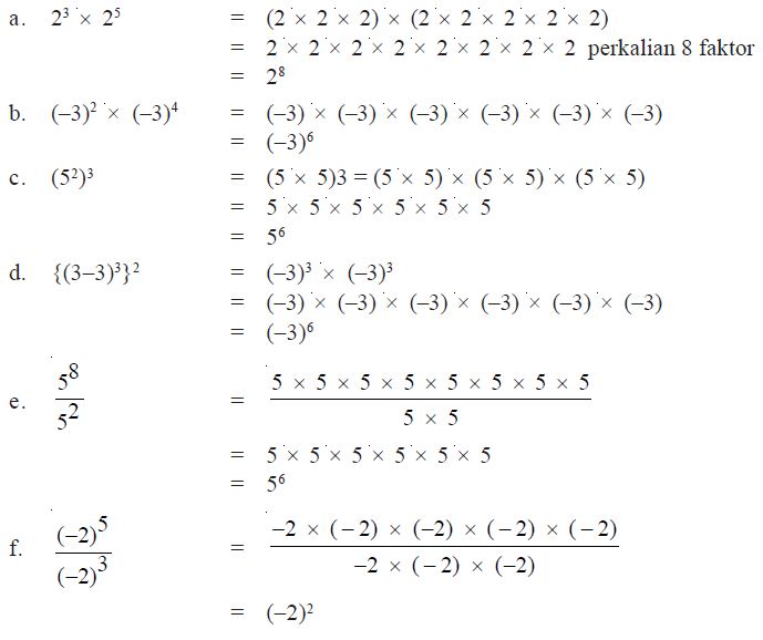 Detail Contoh Bilangan Berpangkat Nomer 10