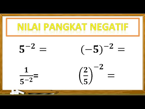 Contoh Bilangan Berpangkat Negatif - KibrisPDR