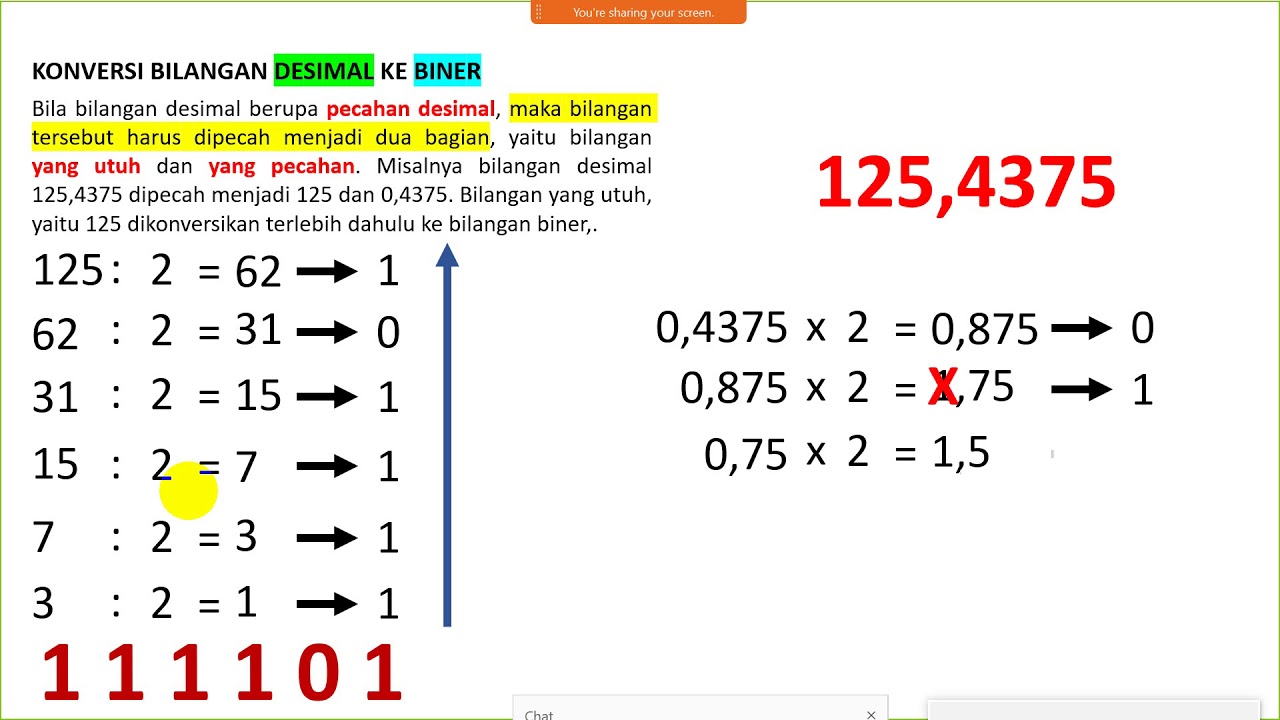 Detail Contoh Bilangan Biner Nomer 29