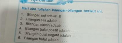 Contoh Bilangan Nol - KibrisPDR