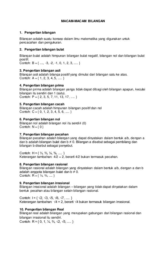 Detail Contoh Bilangan Nol Nomer 36