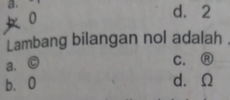 Detail Contoh Bilangan Nol Nomer 55