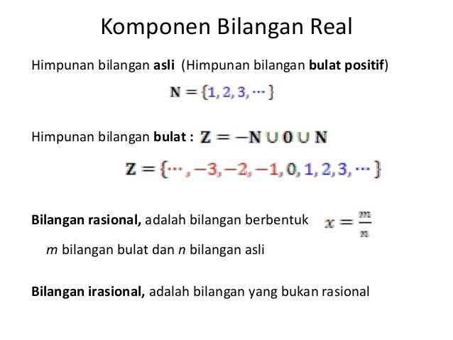 Detail Contoh Bilangan Riil Nomer 5