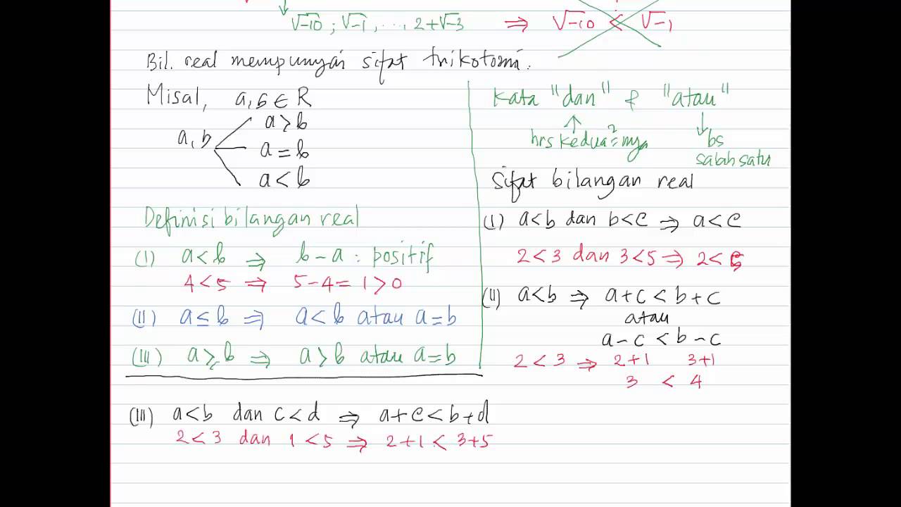 Detail Contoh Bilangan Riil Nomer 10