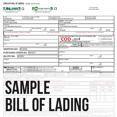 Contoh Bill Of Lading - 56+ Koleksi Gambar