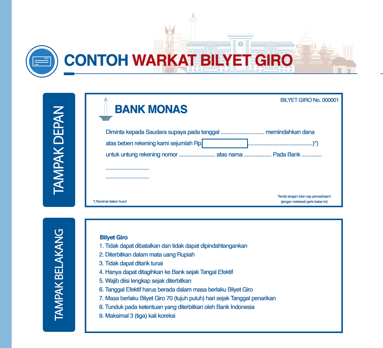 Detail Contoh Bilyet Giro Nomer 37