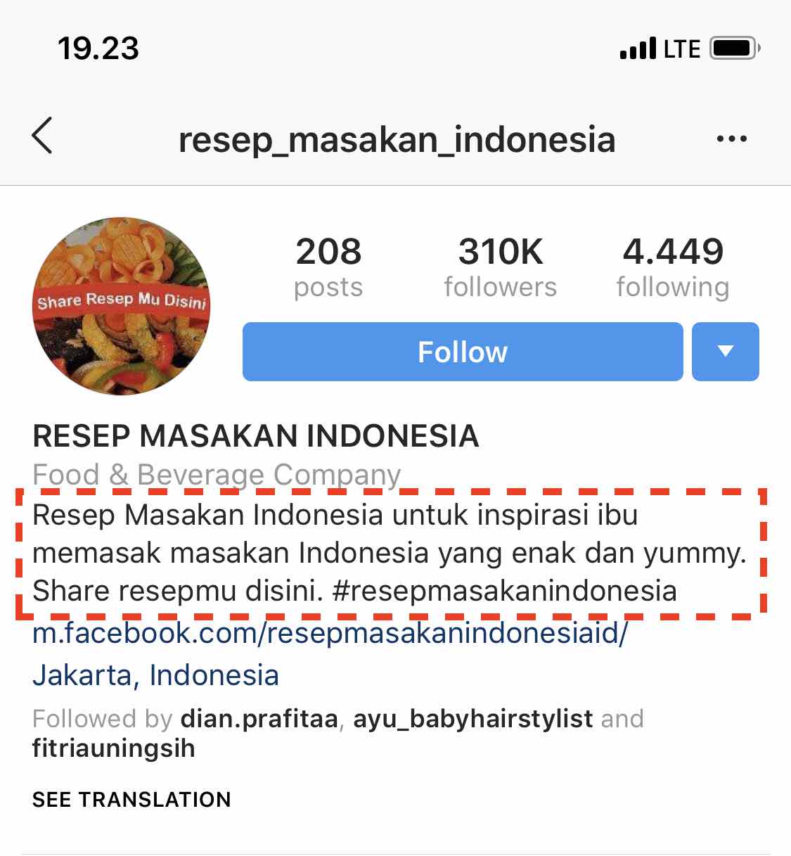 Detail Contoh Bio Instagram Bisnis Makanan Nomer 30