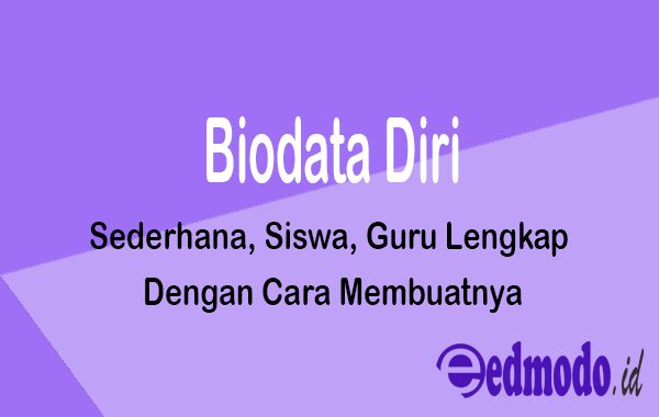 Detail Contoh Biodata Siswa Nomer 47