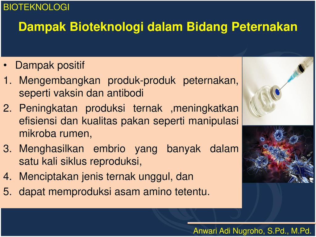 Detail Contoh Bioteknologi Peternakan Nomer 23