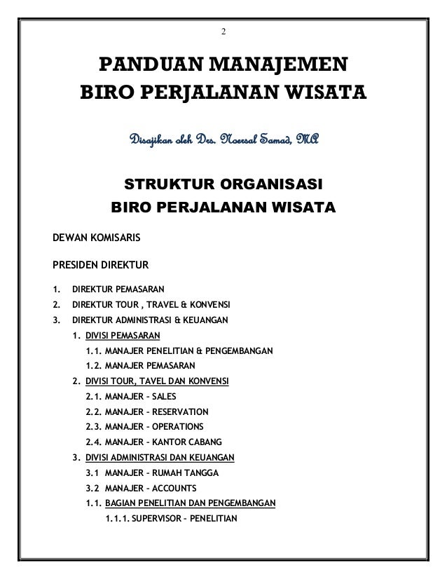 Detail Contoh Biro Perjalanan Wisata Nomer 11