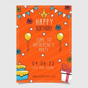 Detail Contoh Birthday Invitation Nomer 24