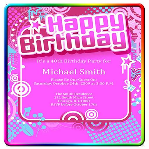 Detail Contoh Birthday Invitation Nomer 33
