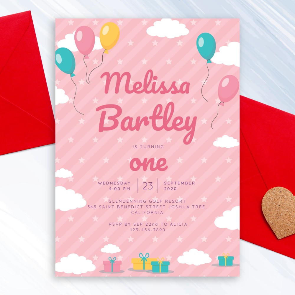 Detail Contoh Birthday Invitation Nomer 36