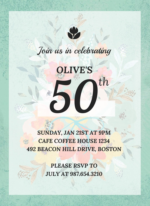 Detail Contoh Birthday Invitation Nomer 38