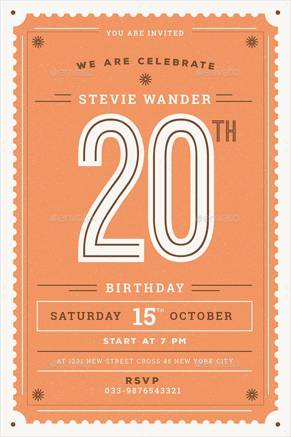 Detail Contoh Birthday Invitation Nomer 39
