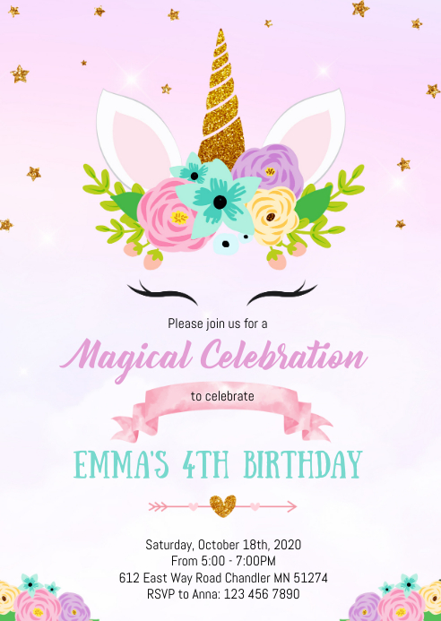 Detail Contoh Birthday Invitation Card Nomer 50