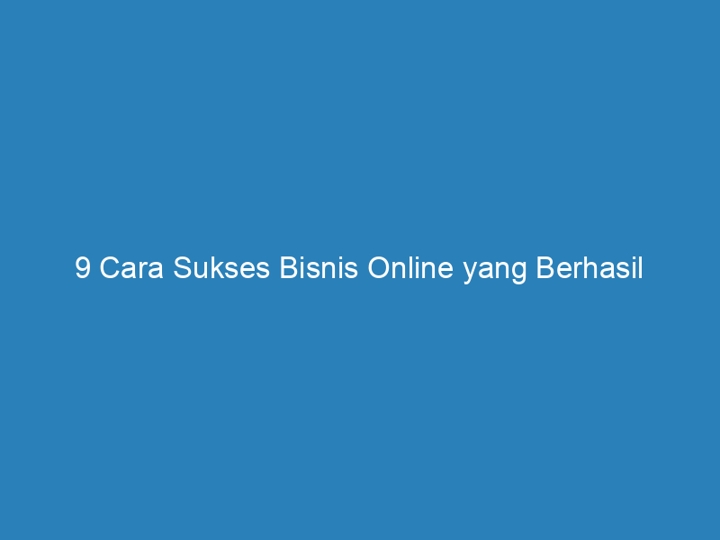 Detail Contoh Bisnis Keluarga Nomer 38