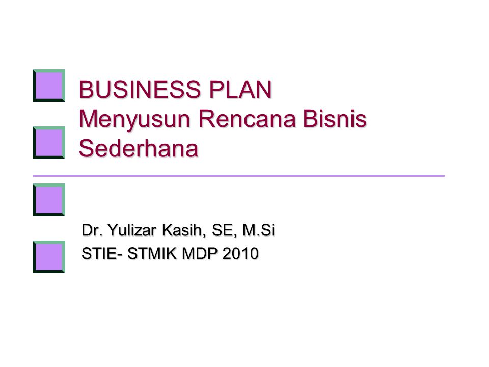 Detail Contoh Bisnis Plan Sederhana Nomer 15