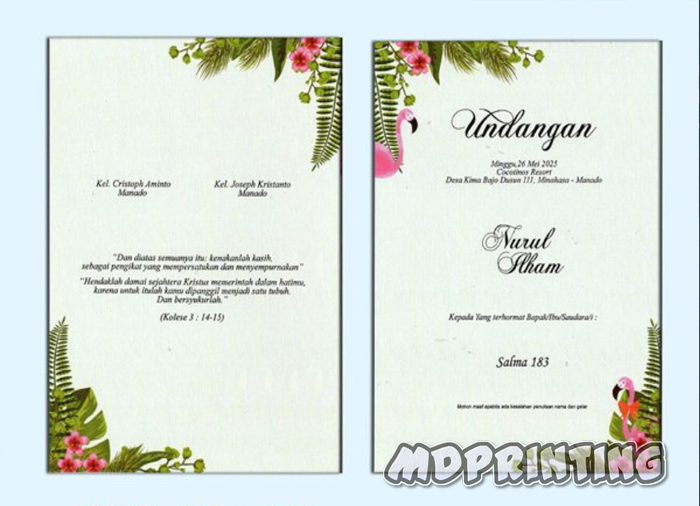 Detail Contoh Blangko Undangan Pernikahan Kosong Nomer 34