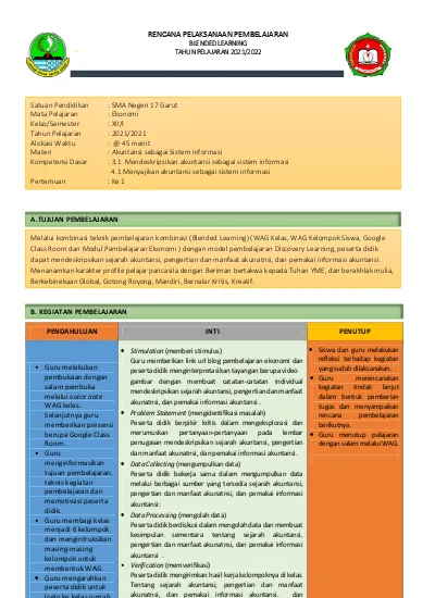 Detail Contoh Blended Learning Nomer 40