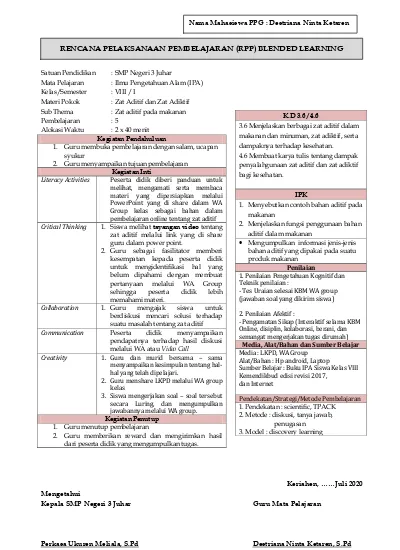 Detail Contoh Blended Learning Nomer 42