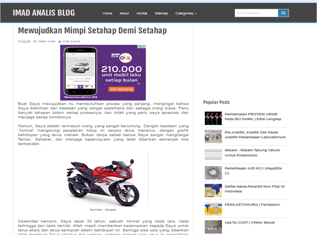 Detail Contoh Blog Sederhana Nomer 45