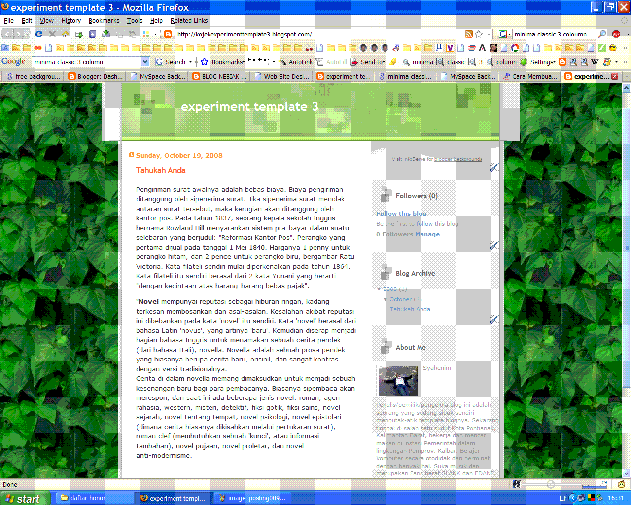 Detail Contoh Blog Sederhana Nomer 50