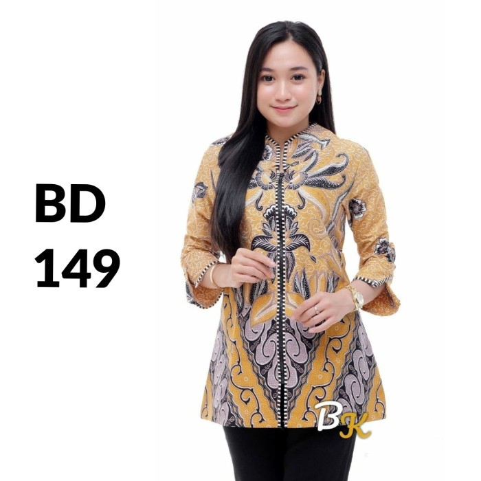 Detail Contoh Blus Batik Modern Nomer 23