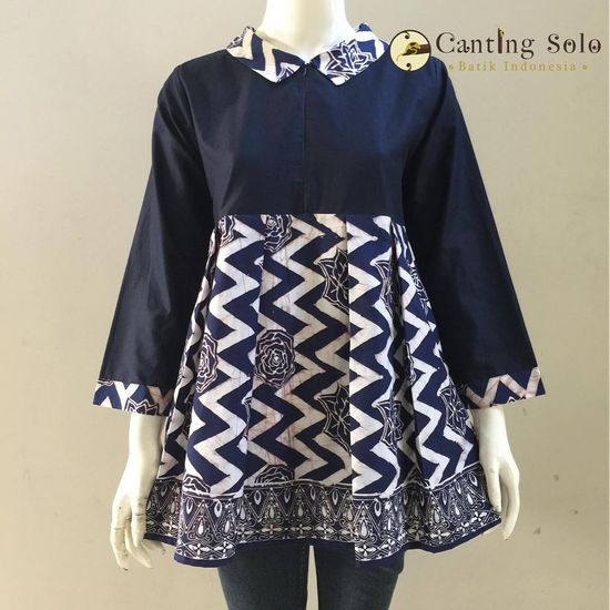 Detail Contoh Blus Batik Modern Nomer 4