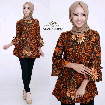 Detail Contoh Blus Batik Modern Nomer 10