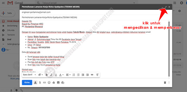 Detail Contoh Body Email Nomer 9