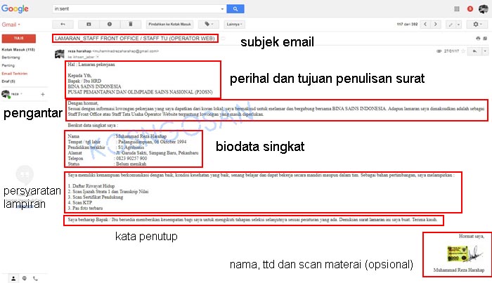 Detail Contoh Body Email Lamaran Kerja Nomer 54