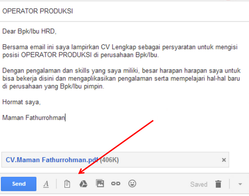 Detail Contoh Body Text Email Lamaran Kerja Nomer 27