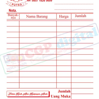 Detail Contoh Bon Laundry Nomer 13