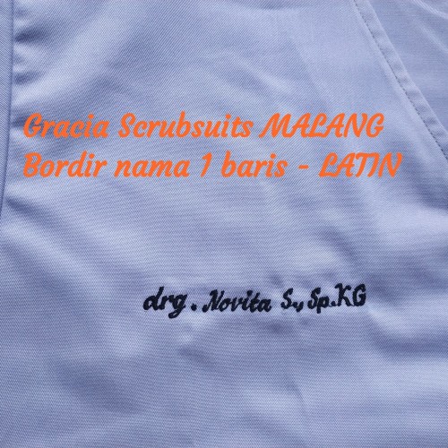 Detail Contoh Bordir Nama Di Baju Nomer 5