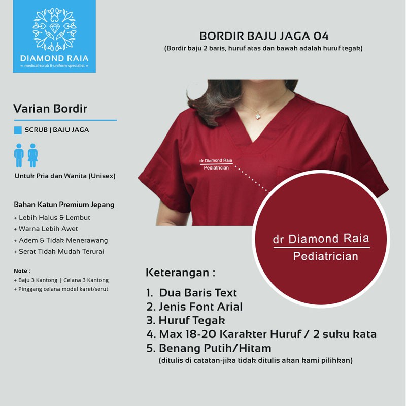 Detail Contoh Bordir Nama Di Baju Nomer 52