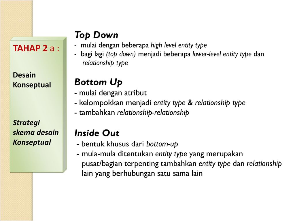 Detail Contoh Bottom Up Dan Top Down Nomer 6