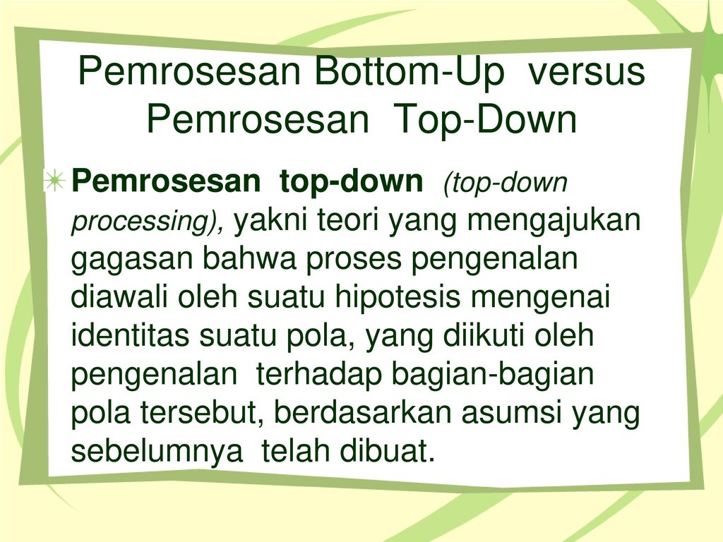 Detail Contoh Bottom Up Dan Top Down Nomer 19