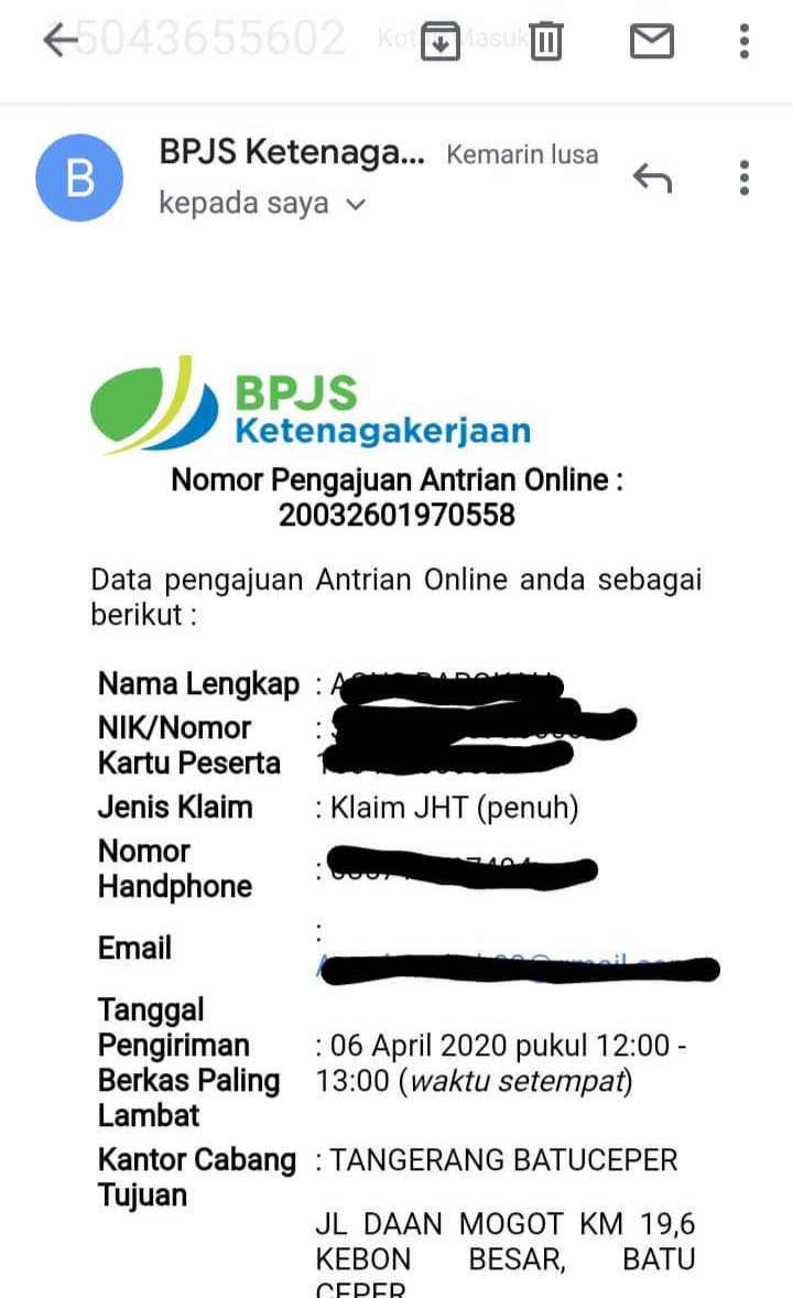 Detail Contoh Bpjs Ketenagakerjaan Nomer 50