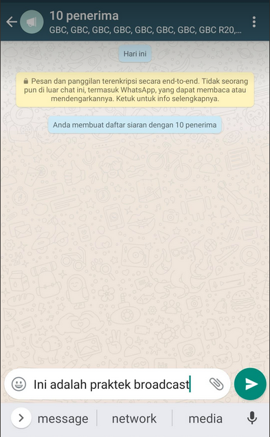 Detail Contoh Broadcast Whatsapp Nomer 32