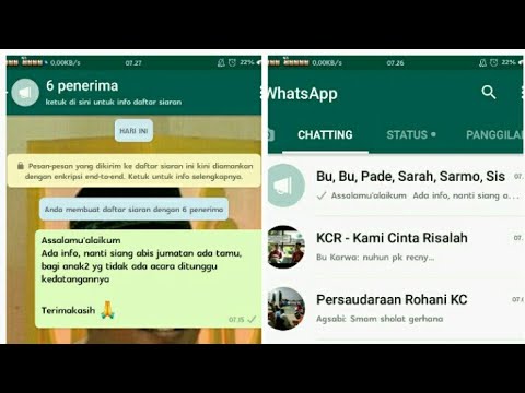 Detail Contoh Broadcast Whatsapp Nomer 35