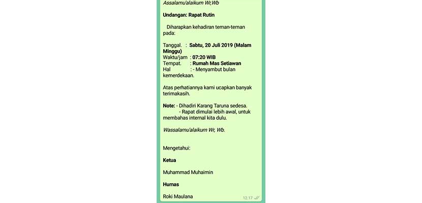 Detail Contoh Broadcast Whatsapp Menarik Nomer 40